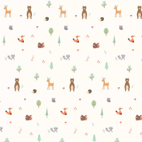Woodland Animals Wallpaper